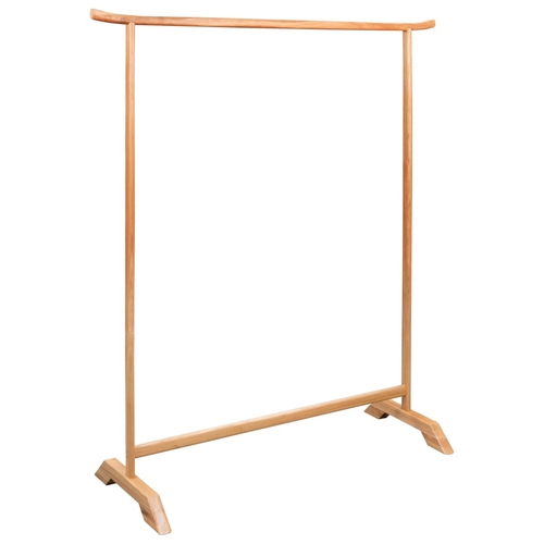 Clothes Rack 49.2"x68.9" Solid Oak Wood