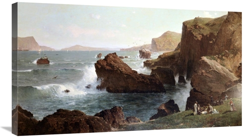 Global Gallery GCS-277967-36-142 36 in. Picnic by the Sea Art Print - 