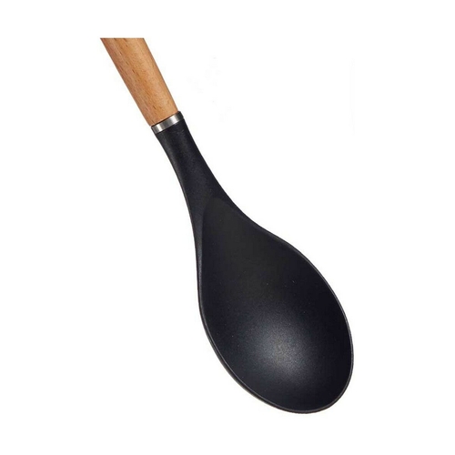 Ladle Black Brown 7 x 2 x 32,5 cm beech wood (7 x 2 x 32,5 cm)