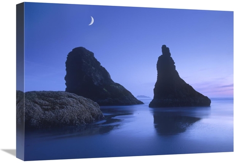 Global Gallery GCS-396596-1824-142 18 x 24 in. Sea Stacks at Dusk Alon