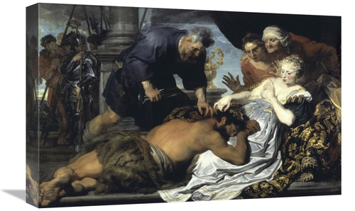 Global Gallery GCS-283287-22-142 22 in. Samson & Delilah Art Print - A