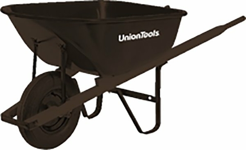 AMES-True Temper 34997049 S6U25 6 cu. ft. Wheelbarrow Steel Tray with 