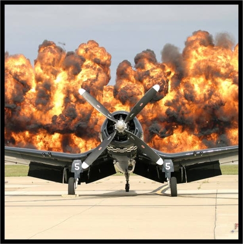 3 Inch Cloth Patch Fu-Corsair-Oceana Wwii Fighter