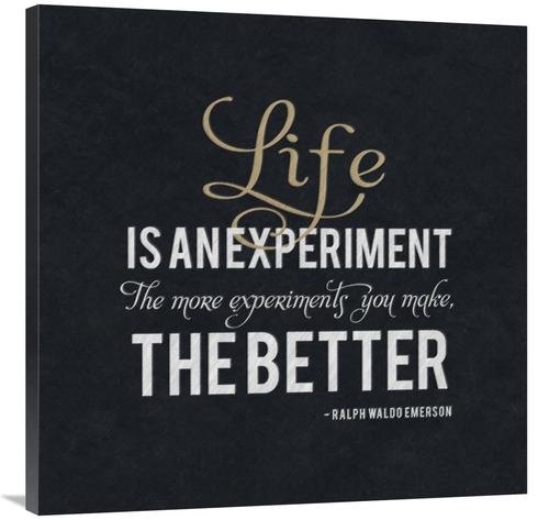 Global Gallery GCS-382229-3636-142 36 x 36 in. Quote - Emerson - Life 