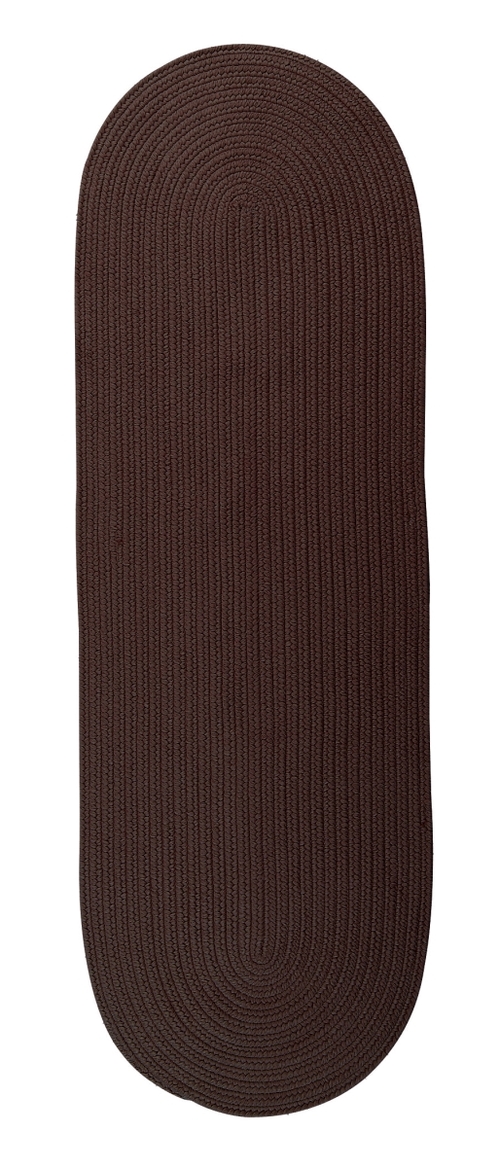 Colonial Mills Rug RV84R028X120 Reversible Flat-Braid Oval Braided Run