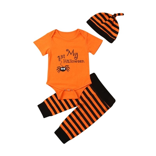 Fashion Baby Boy Girl Halloween Clothes Sets