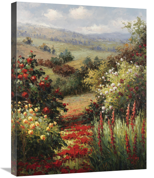 Global Gallery GCS-132475-2228-142 22 x 28 in. Rich Blooms of Spring A