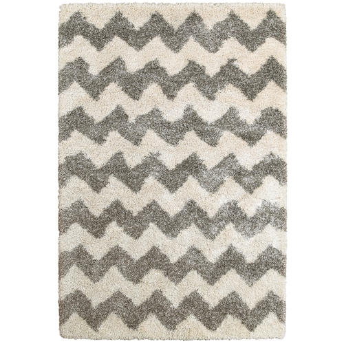 Oriental Weavers Henderson 625W9 4x6  Rectangle - Grey/ Ivory-Polyprop