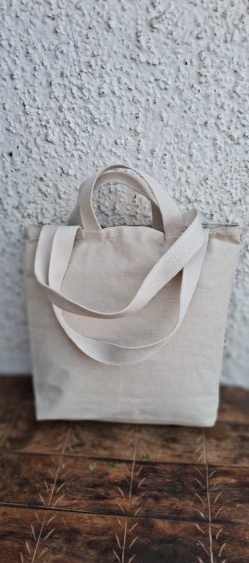 Canvas Tote Bag With Double Handle
