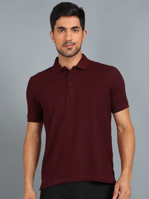 Men's Stylish Polyster Half Sleeve Sport Tshirt  (Size-S)