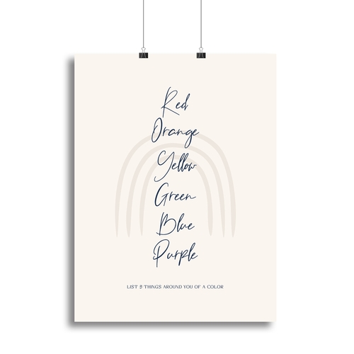 Rainbow Ground Canvas Print or Poster