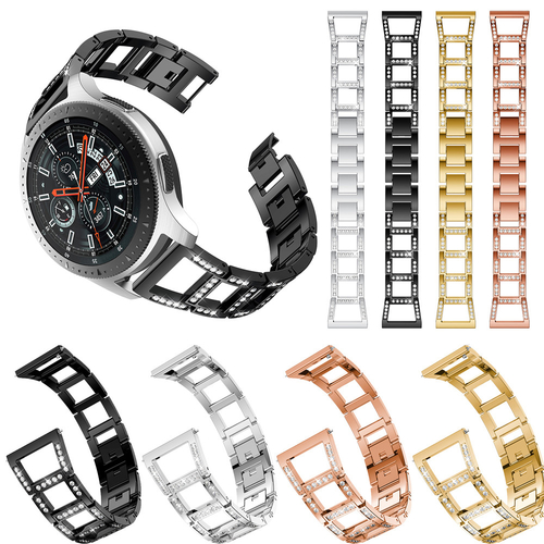 Replacement Metal Crystal Watch Strap Wrist Band