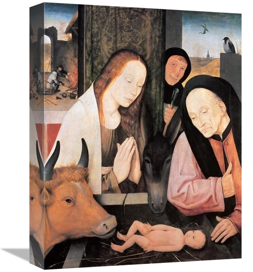 Global Gallery GCS-372615-16-142 16 in. The Nativity Art Print - Hiero