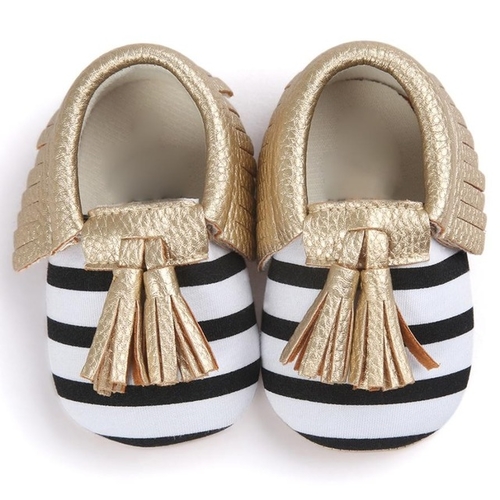 Footwear for newborns Crib Tassels Bowknot Shoes