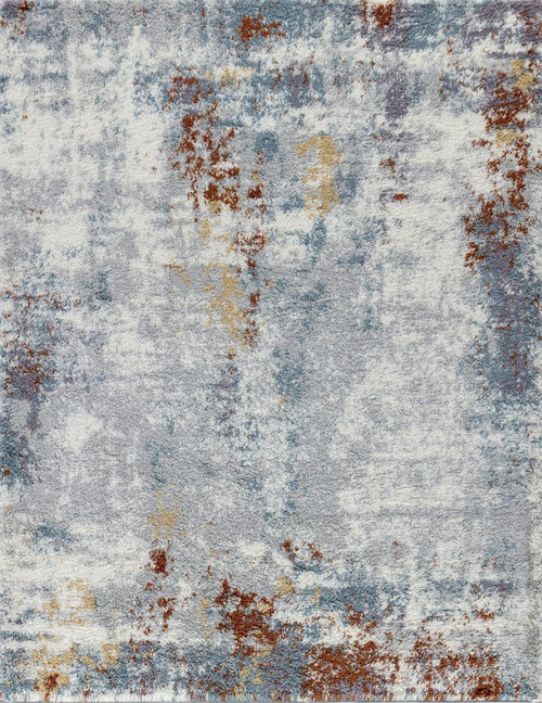 Loft Shag GC_CZY1010 Multi 7 ft. 10 in. x 9 ft. 10 in. Shaggy Area Rug