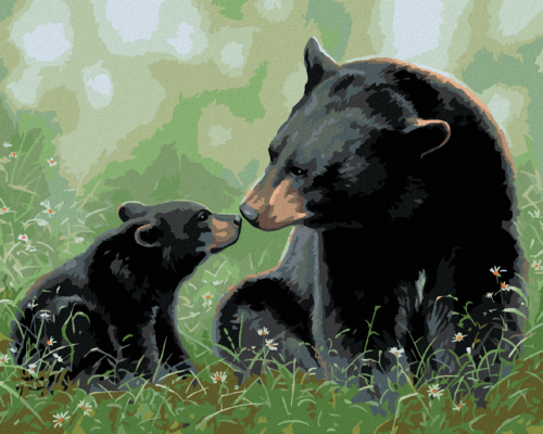 Paint by Numbers - BEAR MOTHERLY LOVE (ABRAHAM HUNTER)