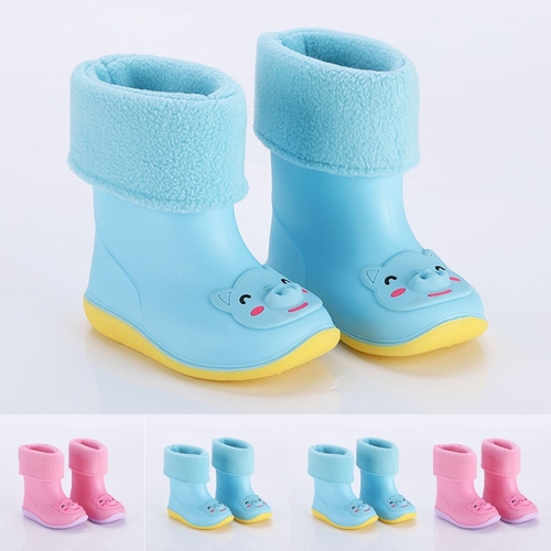 Toddler Infant Kids Baby Boys Girls PVC Rain Boots