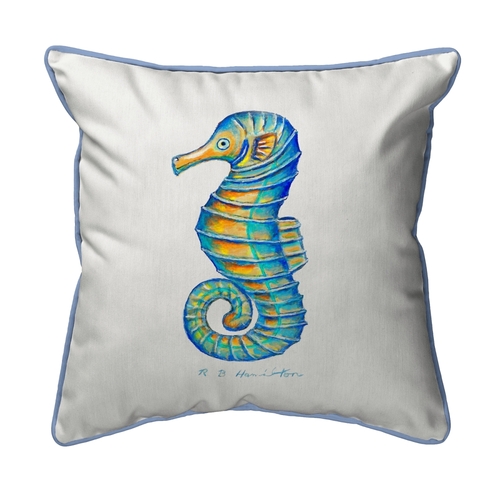 Betsy Drake HJ089 Rays Seahorse Large Pillow - 18 x 18 in.