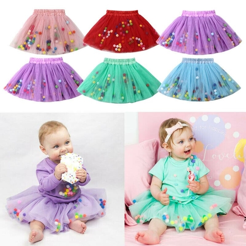 Super Kids Baby Girls Dancewear Tutu Tulle Skirts