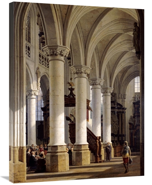 Global Gallery GCS-268053-36-142 36 in. A Church Interior Art Print - 