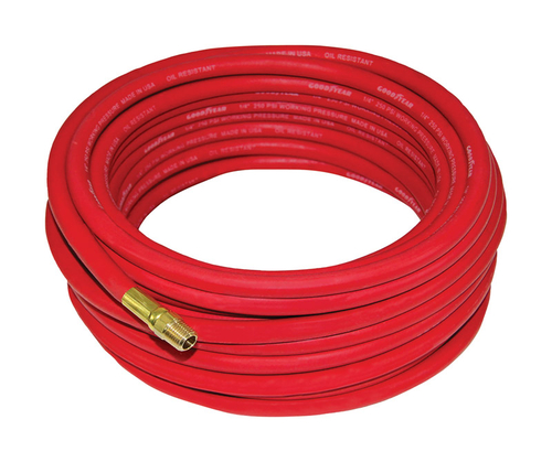 Grip on Tools 1000836 Goodyear 50 ft. x 0.25 in. Dia. EPDM Rubber Air 