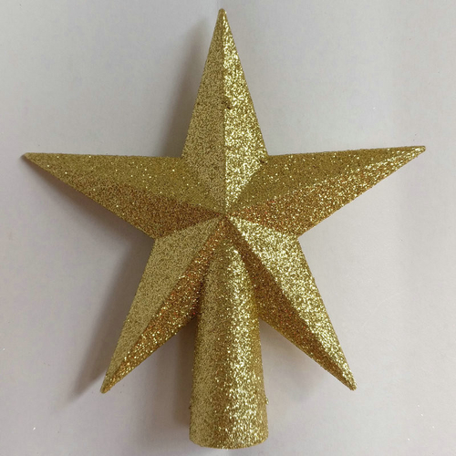 Urijk 11CM DIY Gillter Stars Christmas Pendant