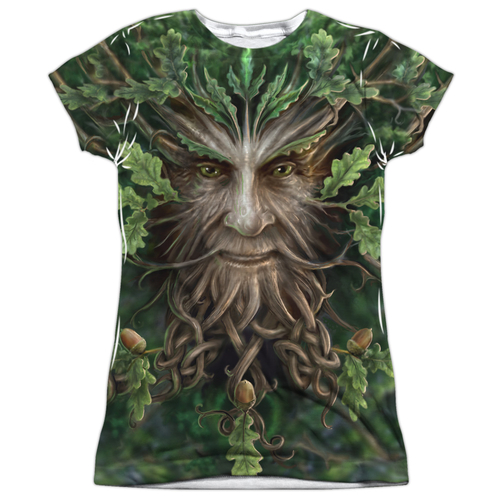 Trevco AS107FB-JSPP-4 Anne Stokes & Oak King Front & Back Print-Short 