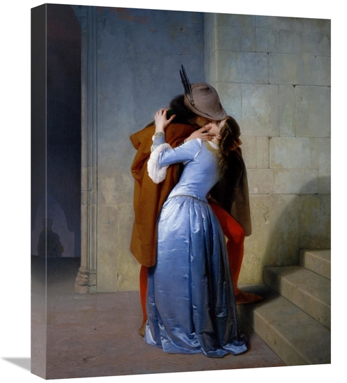 Global Gallery GCS-282169-22-142 22 in. The Kiss Art Print - Francesco