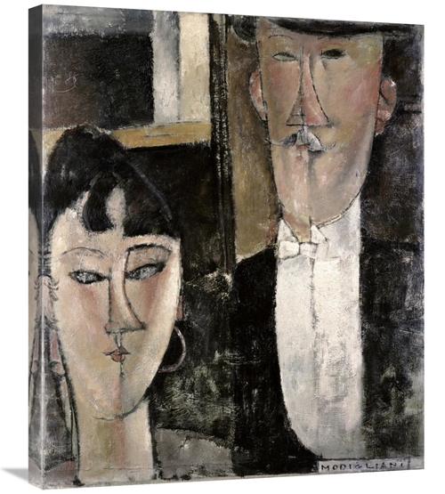 Global Gallery GCS-278584-30-142 30 in. Bride & Groom Art Print - Amed