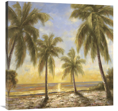 Global Gallery GCS-119694-3636-142 36 x 36 in. Caribbean Waters Art Pr