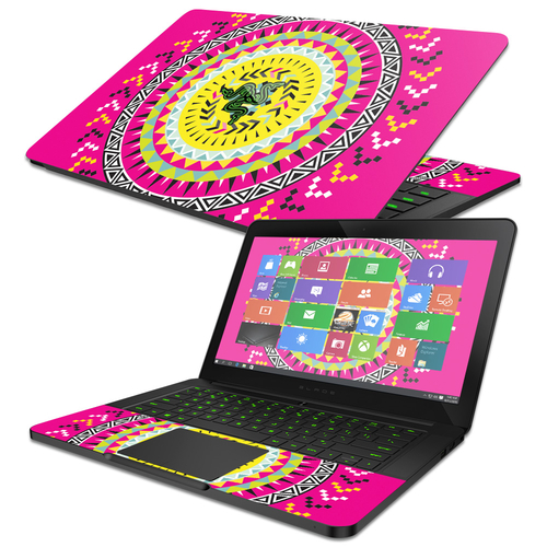 MightySkins RABL14-Pink Aztec Skin for 14 in. 2014-2017 Razer Blade&#4