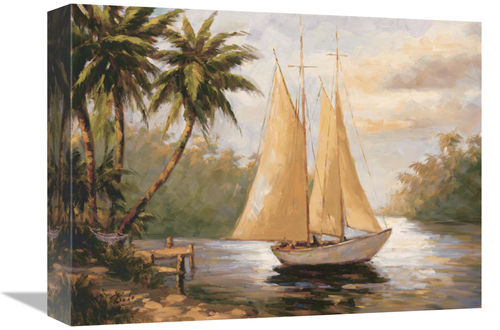 Global Gallery GCS-128147-1216-142 12 x 16 in. Setting Sail II Art Pri