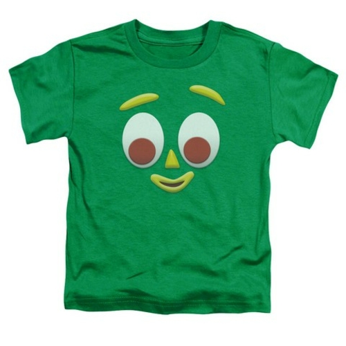 Trevco Gumby-Gumbme Short Sleeve Toddler Tee- Kelly Green - Medium 3T