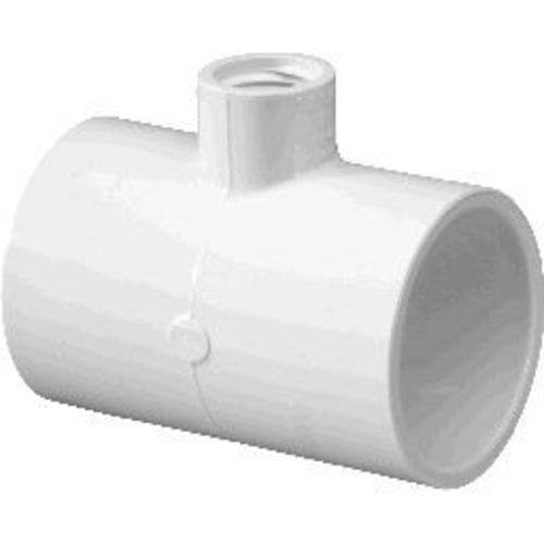 Lasco Fittings PV402249 2 x 1 in. PVC Tee Socket Reducer Female Pipe T