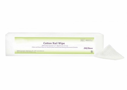 Nail Wipes 2" x 2". Case of 5000 Cotton Filled Wipes for polish