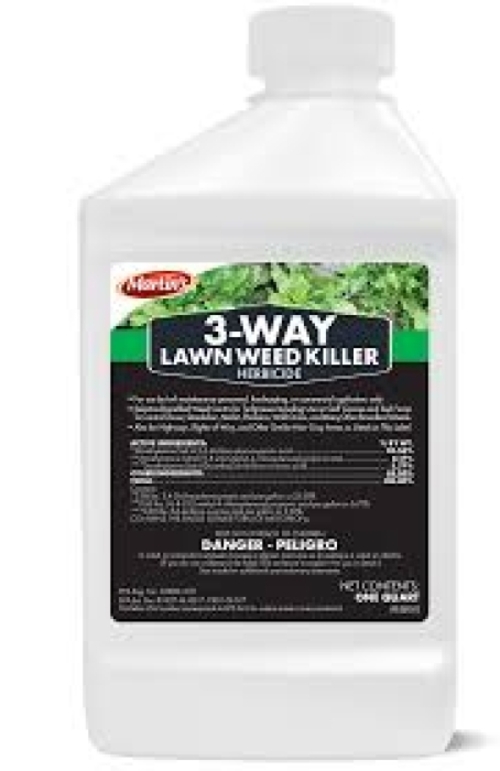 Control Solutions 82210022 3-Way Lawn Weed Killer, 1 gal - Pack of