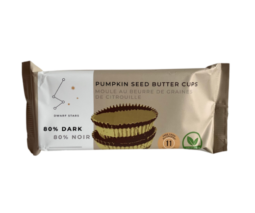 Dark Chocolate Pumpkin Seed Butter Cups