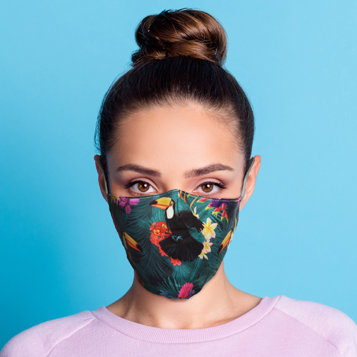 Toucan Party Reusable Face Covering - Large
