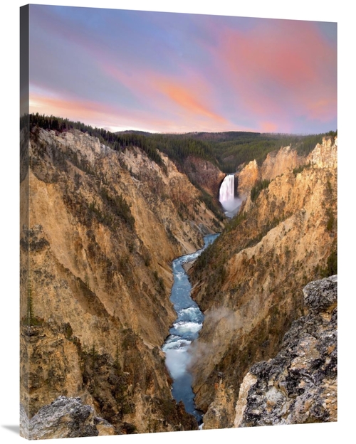 Global Gallery GCS-396517-3040-142 30 x 40 in. Lower Yellowstone Falls