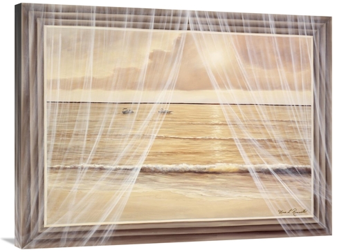 Global Gallery GCS-398722-3040-142 30 x 40 in. Boating At Sunset Art P