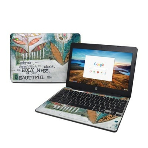 DecalGirl HC11G5-HOLYMESS HP Chromebook 11 G5 Skin - Holy Mess