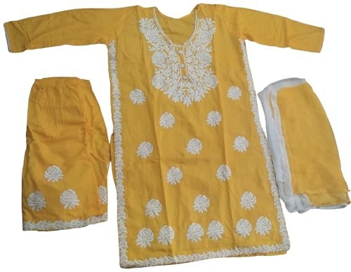 Women Straight Floral Printed Kurta and Pant Set with Dupatta | Ethnic