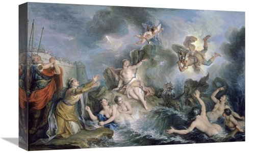 Global Gallery GCS-277140-22-142 22 in. Perseus Rescues Andromeda Art 
