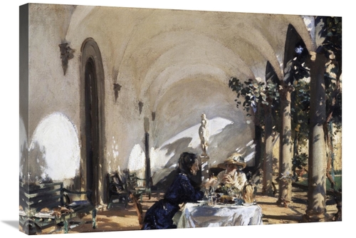 Global Gallery GCS-279983-30-142 30 in. Breakfast in the Loggia Art Pr