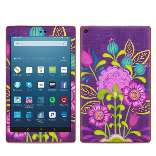 DecalGirl AKHD86-FBOUQUET Amazon Kindle Fire HD8 2016 Skin - Floral Bo