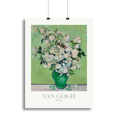 Roses Titled Canvas Print or Poster