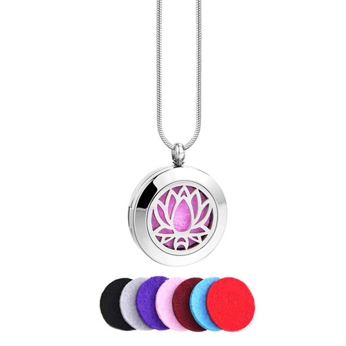 1pc 20mm 30mm Real Stainless Steel Locket Necklace
