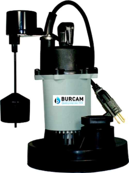 Burcam 300610Z 0.3 HP Submersible Sump Pump Float Switch