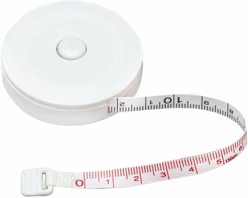 Measurement Tape 72". Pack of 6 Linen/Plastic Body Measuring Tape