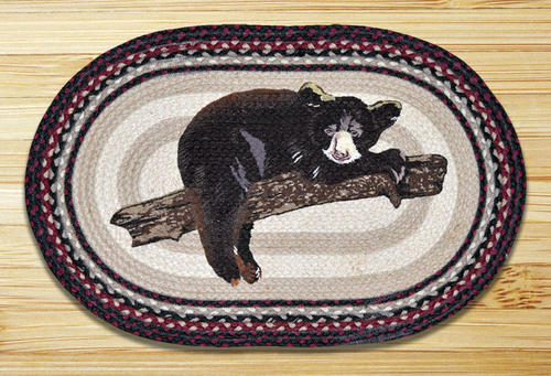Earth Rugs 65-344BB Baby Bear Oval Patch